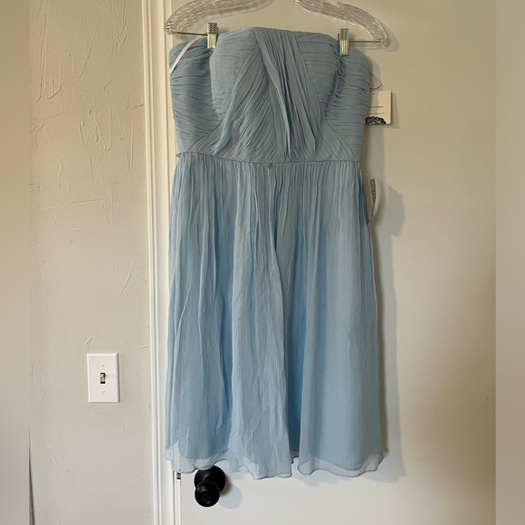 Donna Morgan NWT 12 Chiffon Bridesmaid Dress - Picture 10 of 14